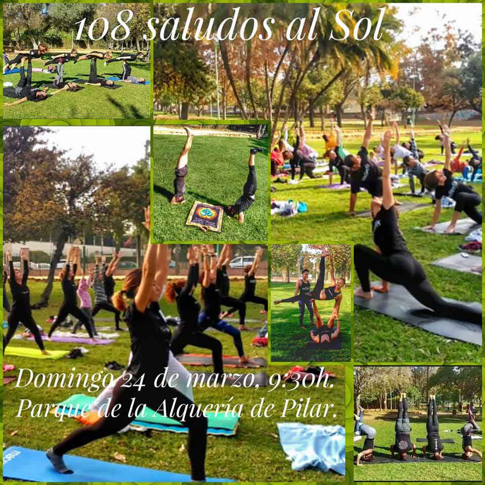 108 Saludos al Sol (Surya Namaskar) en Dos Hermanas - Yoga 21